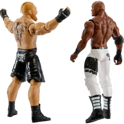 WWE Championship Showdown Wrestling Figures Twin Pack Brock Lesnar vs Bobby Lashley