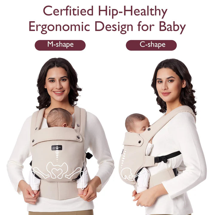 Momcozy Pure Hug 3 In 1 Baby Carrier Khaki