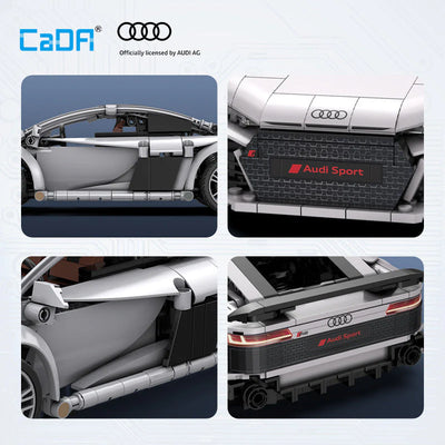 CaDA Audi R8 Coupe Construiction Set With Remote Control 536pc 1:14