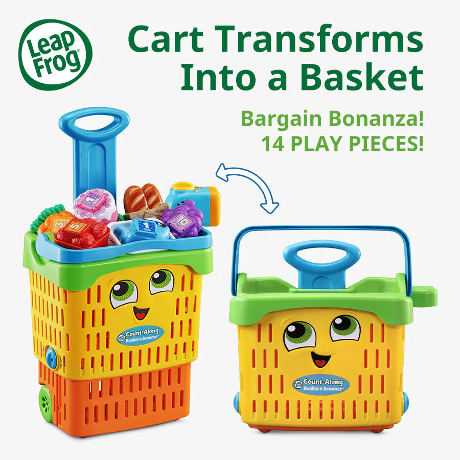 LeapFrog Count Along Basket And Scanner