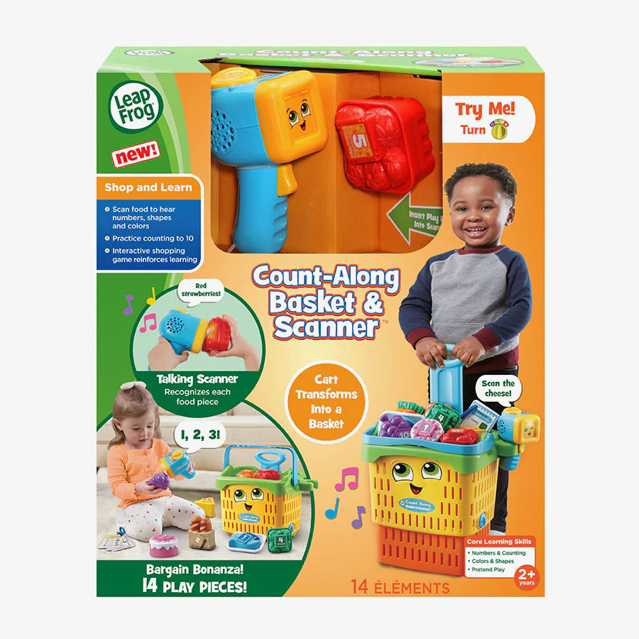 LeapFrog Count Along Basket And Scanner