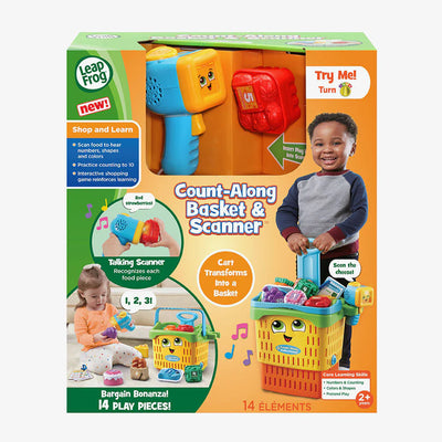 LeapFrog Count Along Basket And Scanner
