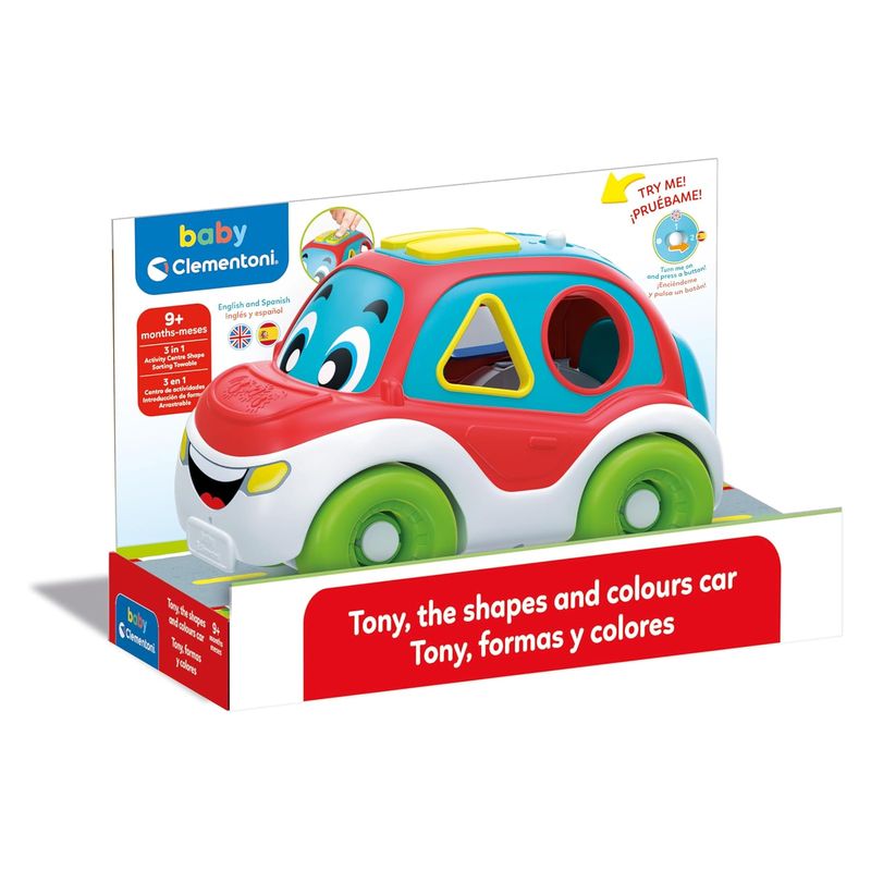 Clementoni Car Shape Sorter With Sounds