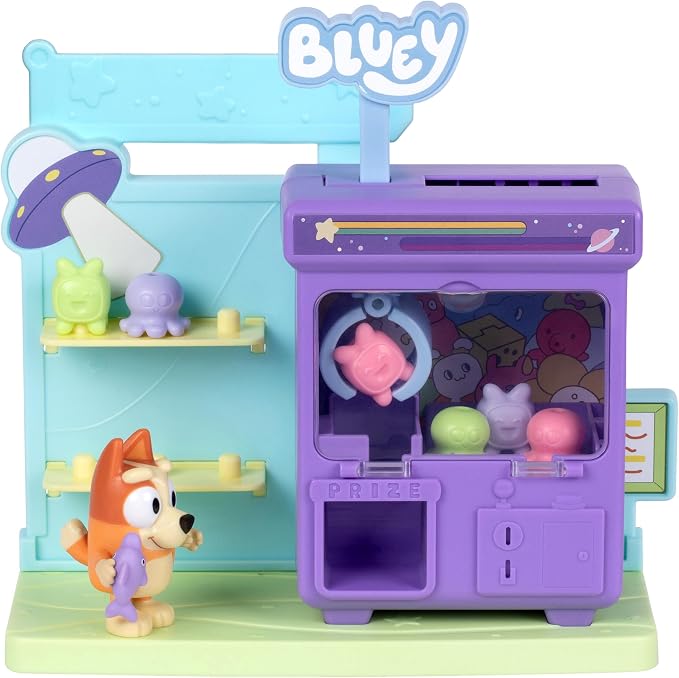 Bluey Bingo's Claw Machine And Bing Figure