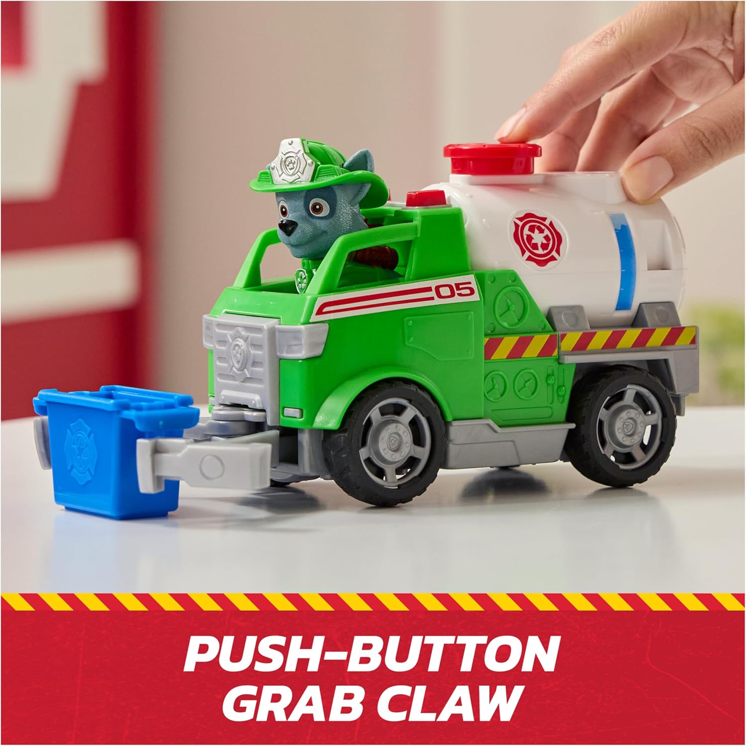 Paw Patrol Fire Rescue Vehicle Rocky With Rescue Fire Tanker
