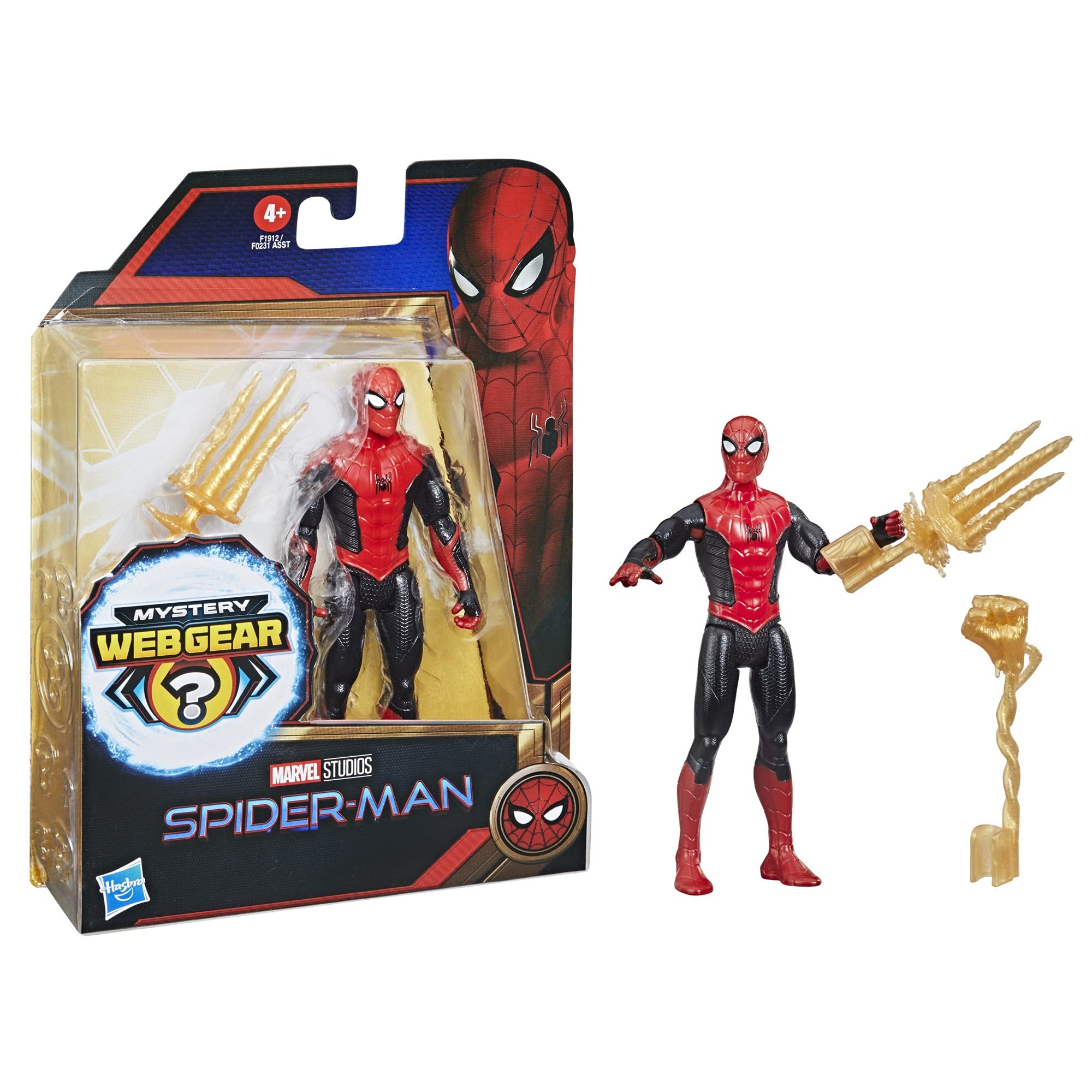 Spiderman 6 Figure Spiderman With Web Gear Accessory