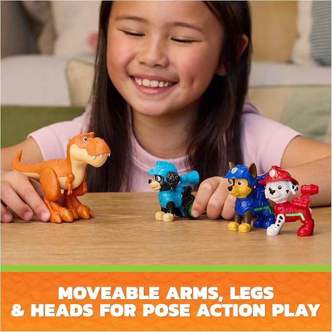 Paw Patrol Dino 6pc Adventure Figure Pack