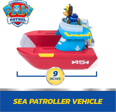 Paw Patrol Sea Patroller Vehicle With Chase Figure