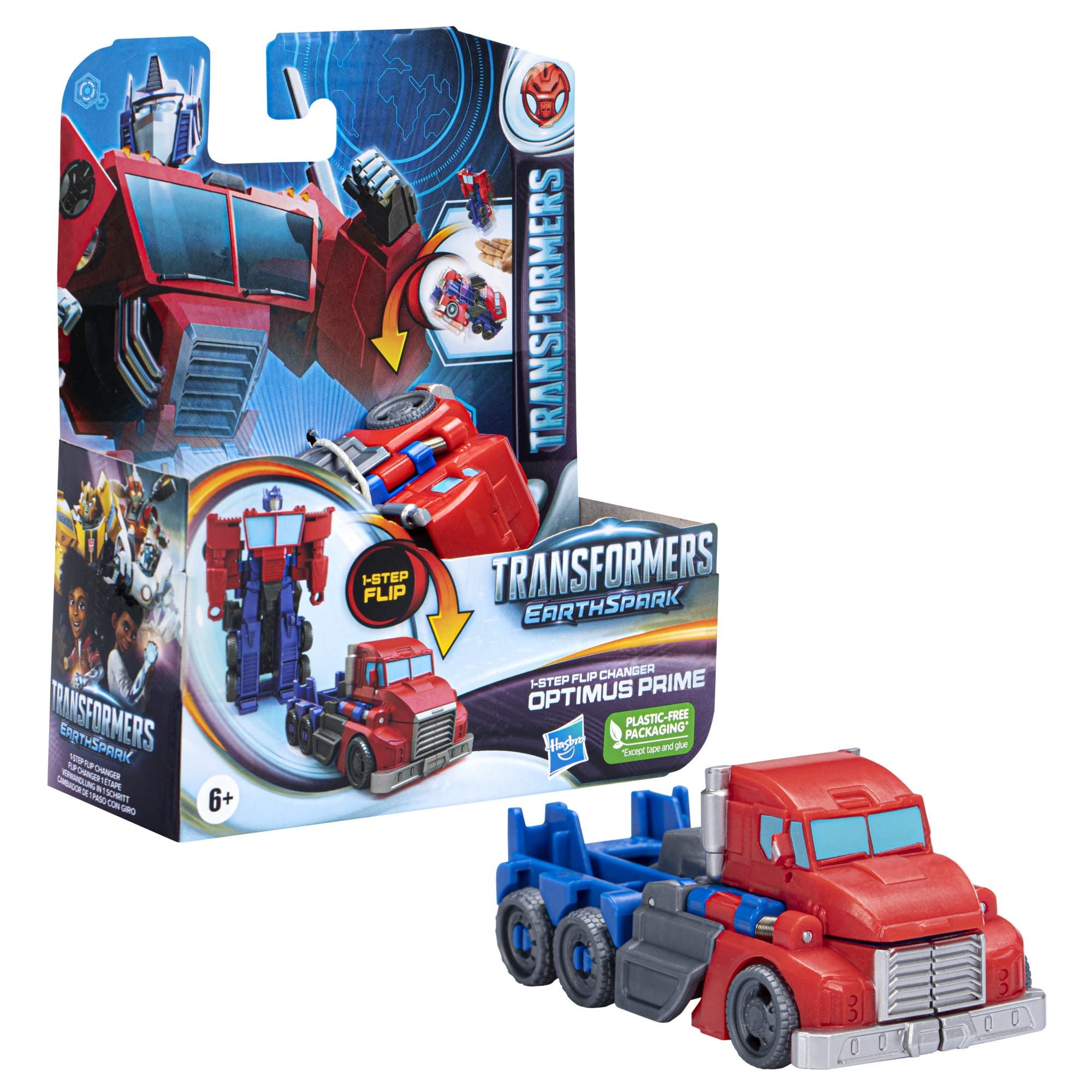 Transformers Earth Spark 1 Step Flip Optimus Prime