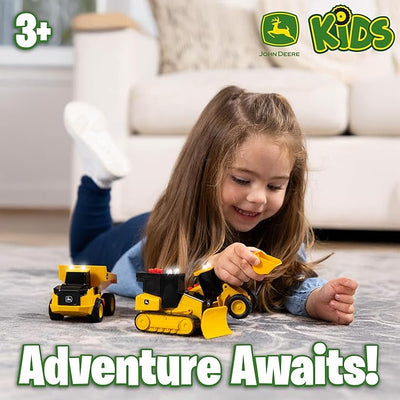 John Deere Construction Mini Vehicle With Light And Sound Front Loader