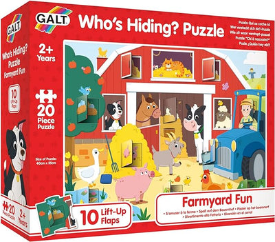 Galt Who's Hiding Jigsaw Puzzle Farmyard Fun