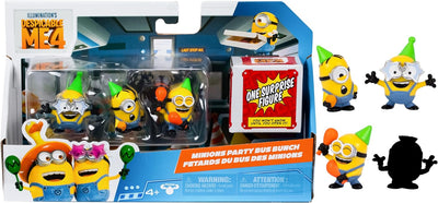 Despicable Me 4 Figure Pk Minions Party Bus Bunch