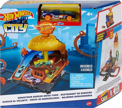 Hot Wheels City Downtown Burger Drive Thru