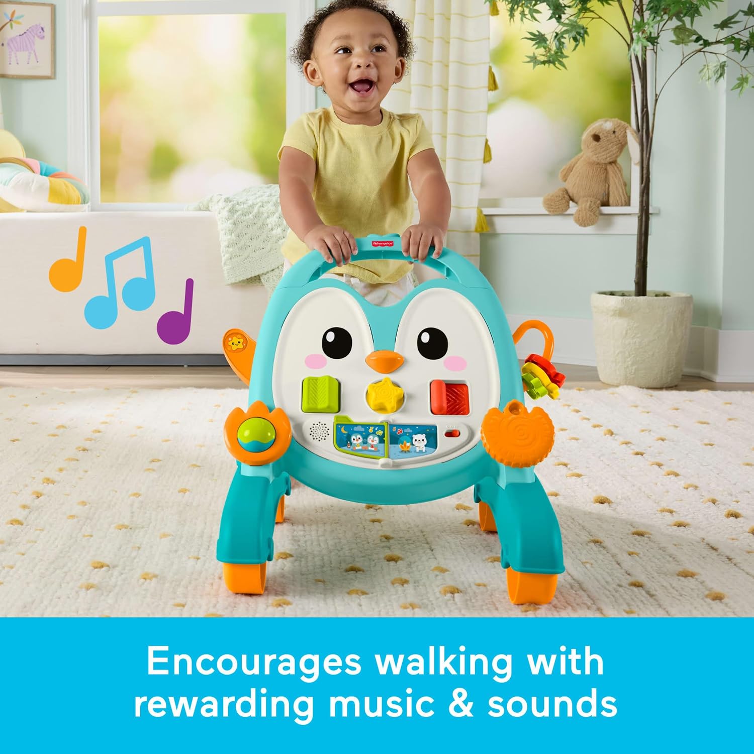 Fisher Price 2 In 1 Musical Penguin Walker