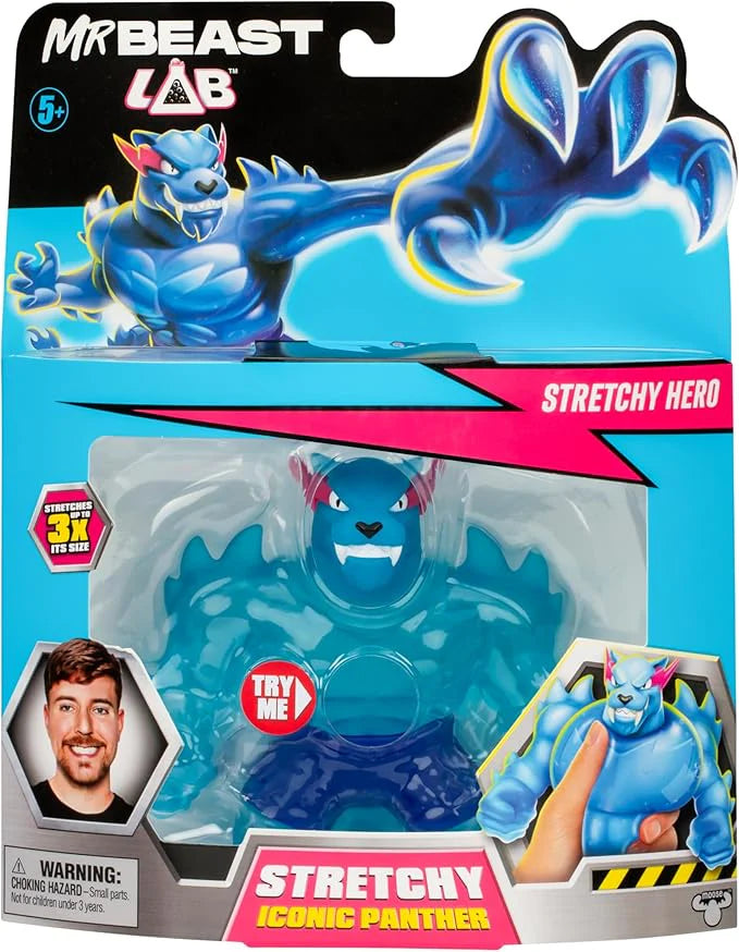 Mr Beast Lab Heroes Of Goo Jit Zu Stretchy Hero Iconic Panther