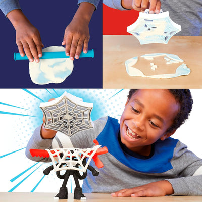 Play-Doh SpiderMan Launch And Slice Battle Playset