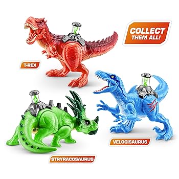 Robo Alive Dino DNA Light Up Helix Spine Dinosaur Assembley Set
