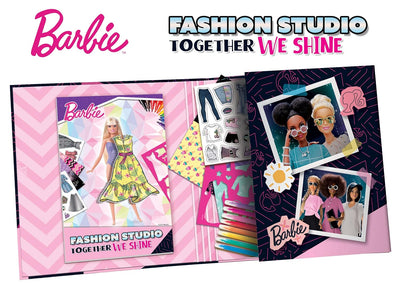 Barbie Fashion Studio Together We Shine Sketchbook