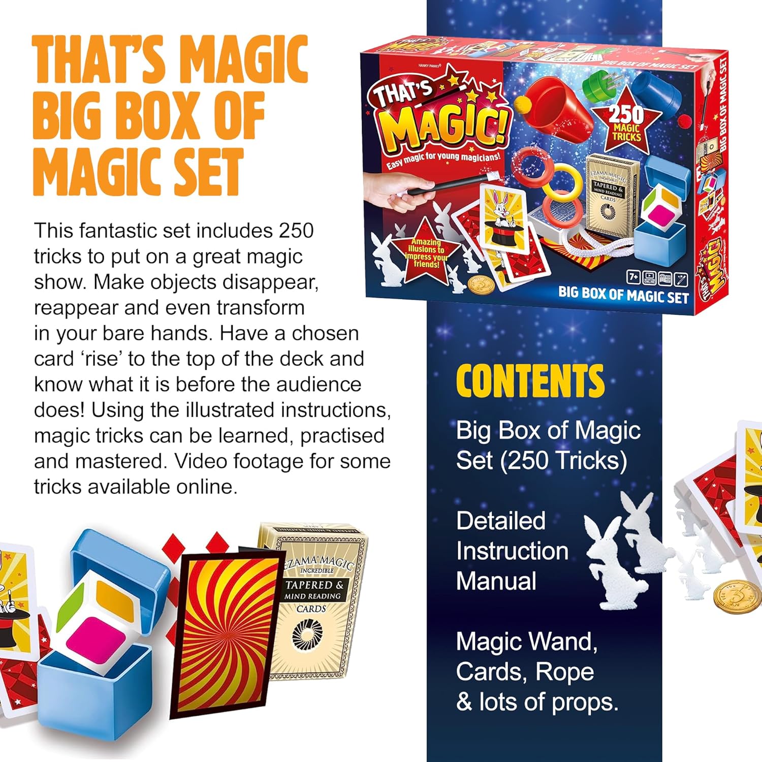 That's Magic Big Box Of Magic Playset 250 Tricks