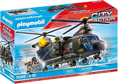 Playmobil 71149 Tactical Unit Twin Propellor Helicopter