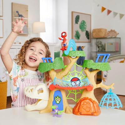 SpiderMan Spidey And His Amazing Friends Dino Webs Treehouse