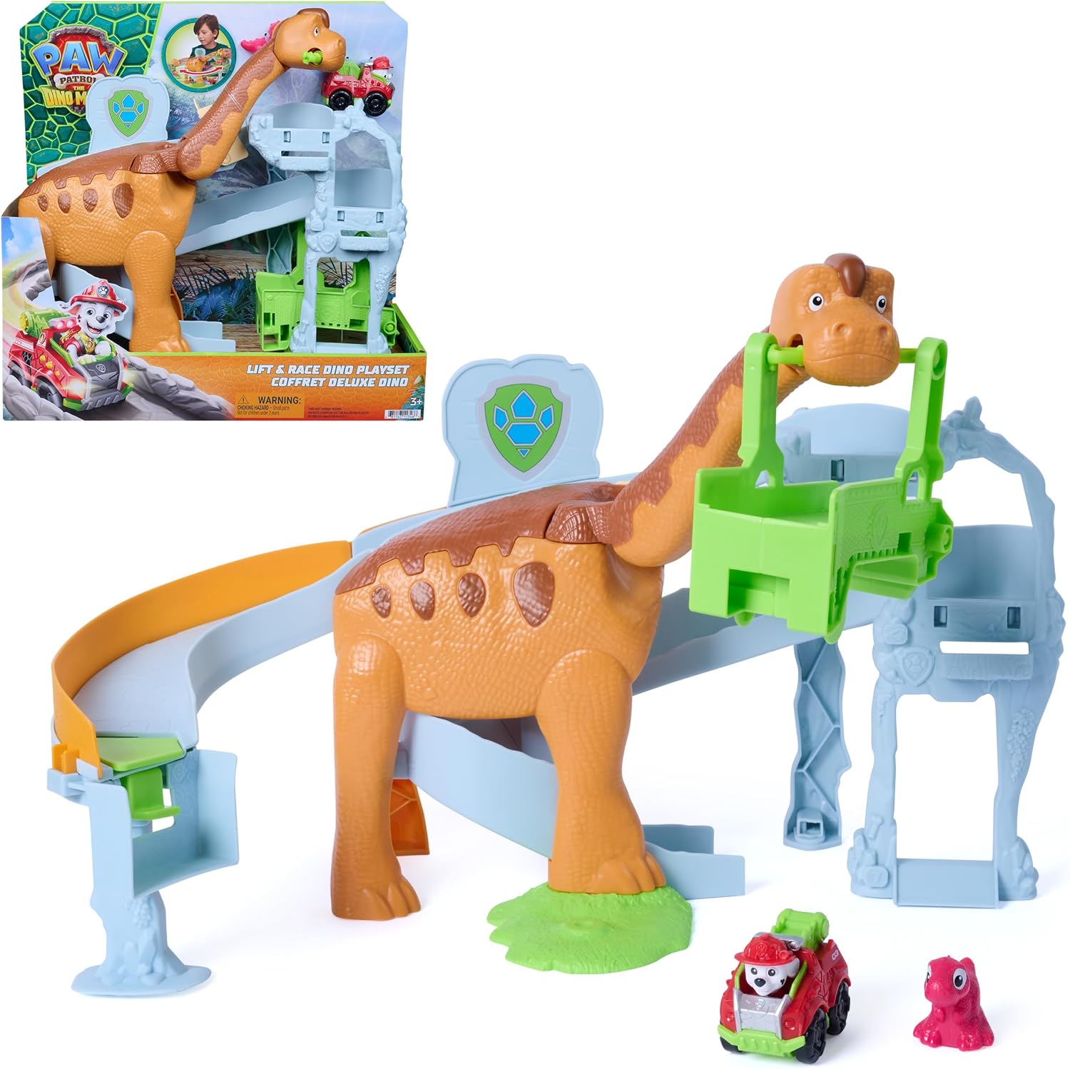 Paw Patrol Dino Lift And Race Dino Playset