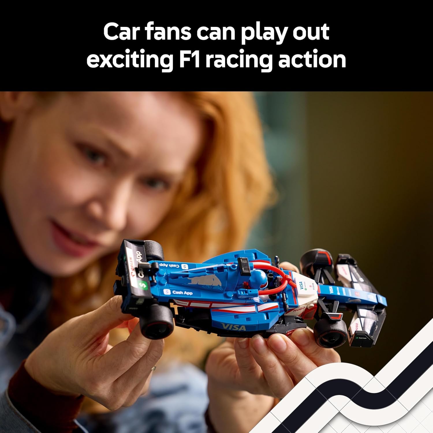 Lego Speed Champions 77246 Visa Cash App RB VCARB 01 F1 Race Car Set