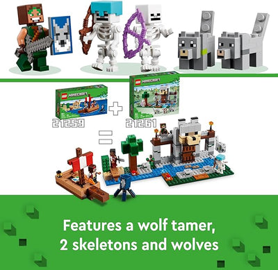 Lego Minecraft 21261 The Wolf Stronghold