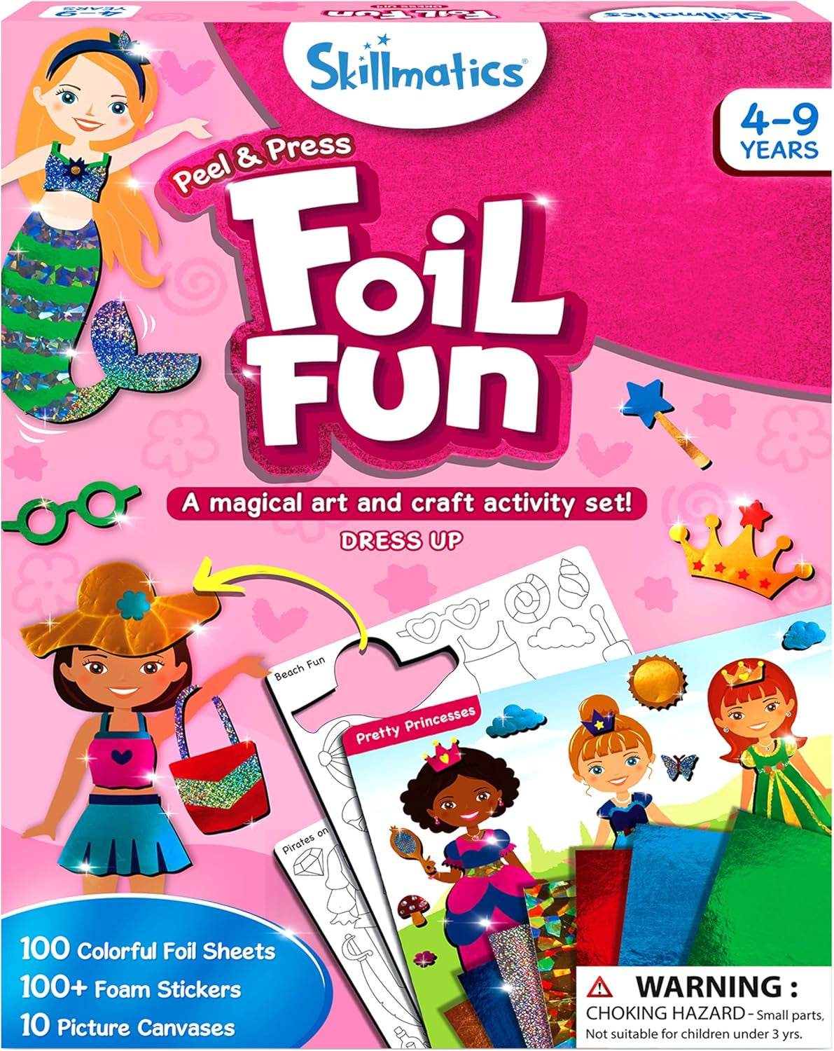 Skillmatics Fun Foil Magical Art And Craft Activity Set Dress Up