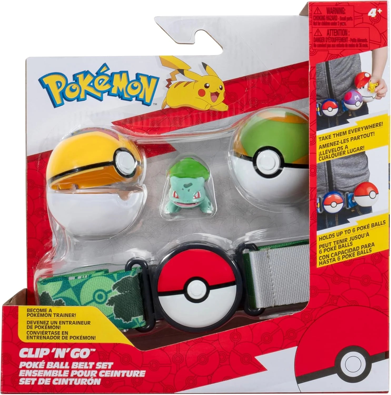 Pokemon Clip N' Go Belt Set Bulbasaur