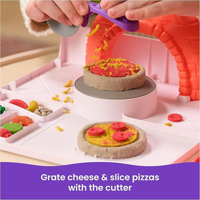 Kinetic Sand Squish Pizza Rising Pizza Playset