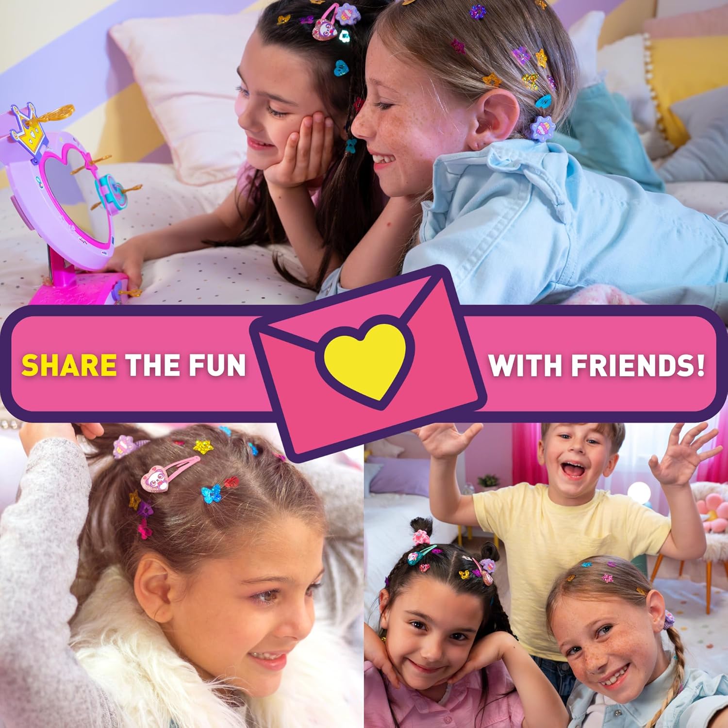 FunLockets Secret Mirror With Hair Shimmers