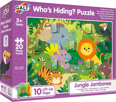 Galt Who's Hiding Jigsaw Puzzle Jungle Jamboree