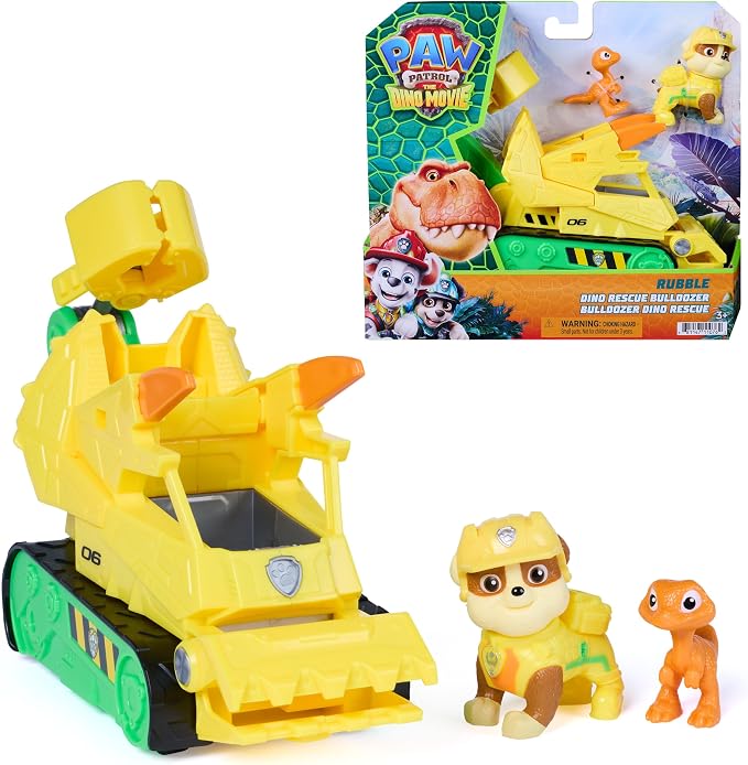 Paw Patrol Dino Rubble Rescue Bulldozer And Rubble Figure