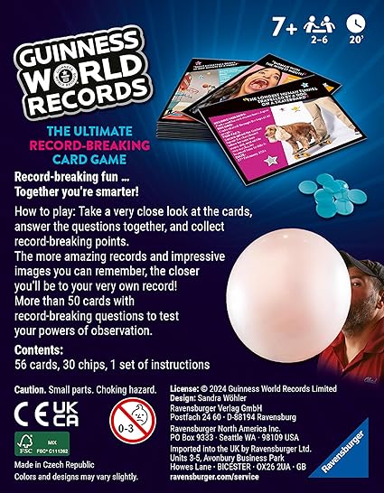 Guinness World Records Record Breaking Card Game