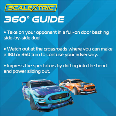 Scalextric Drift 360 Race Track Set