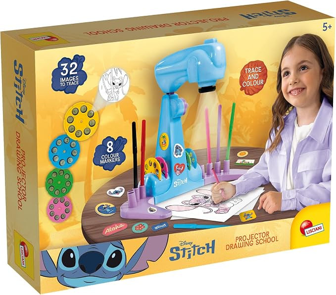 Disney Stitch Trace And Colour Projector Drawing School