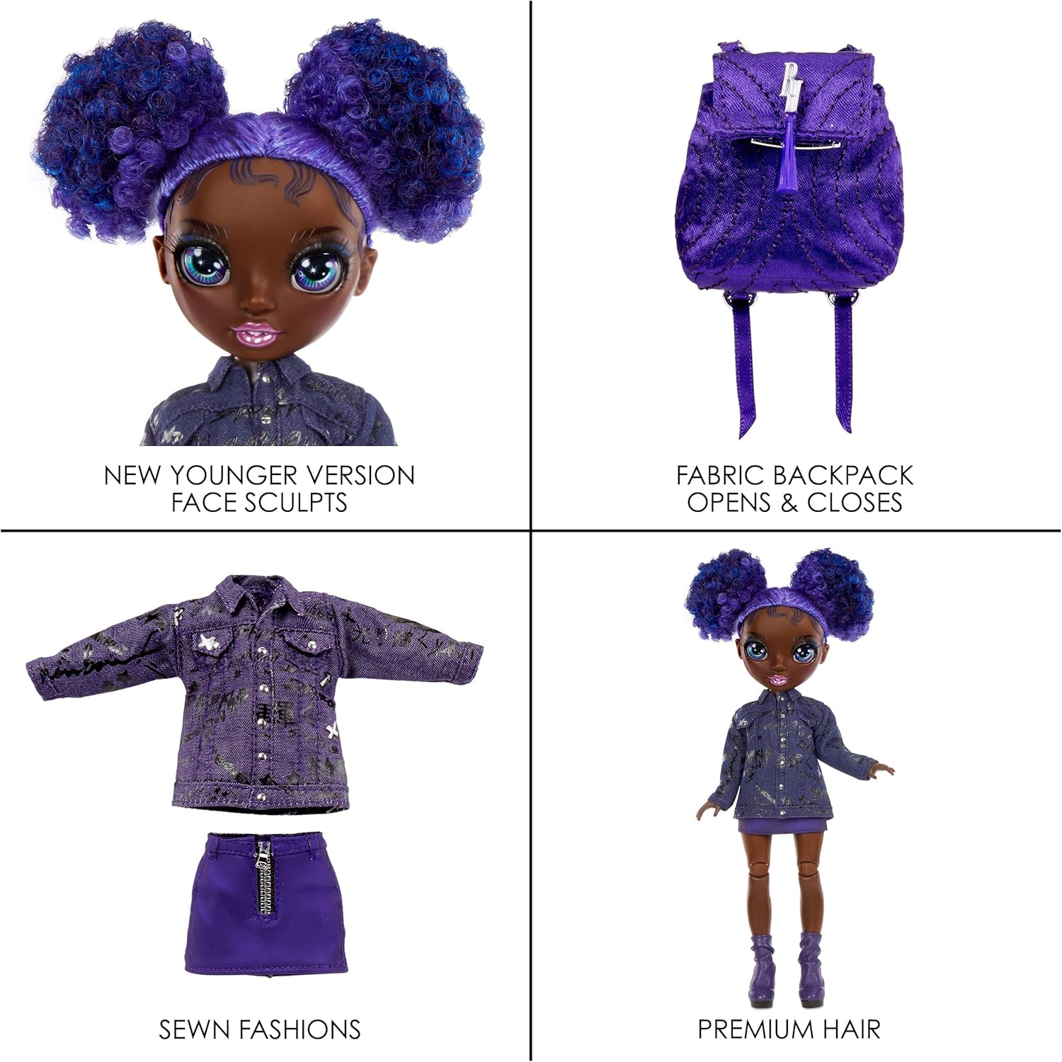 Rainbow High Junior High Doll Krystal Bailey