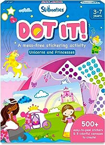 Skillmatics Dot it! Sticker Activity Set Unicorns And Princesses