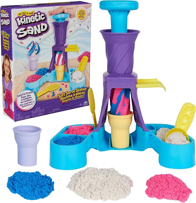 Kinetic Sand Soft Serve Station Playset