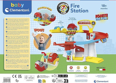 Clementoni Tumbling Car Fire Station Infant Playset
