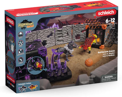 Schleich Eldrador 42673 Battle Cave Arena Lava vs Shadow