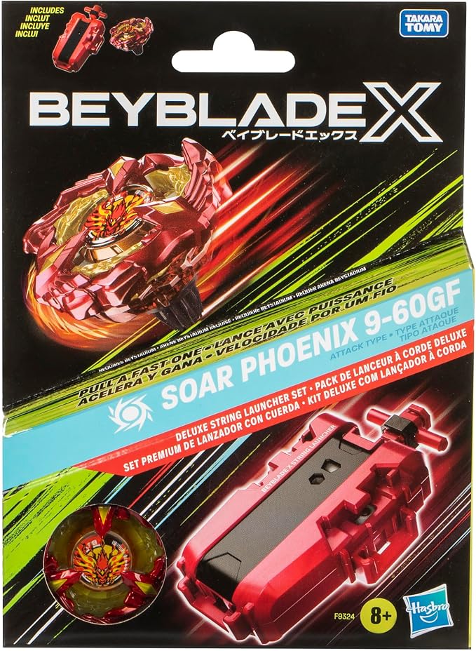 Bayblade X Soar Phoenix Deluxe String Launcher Set