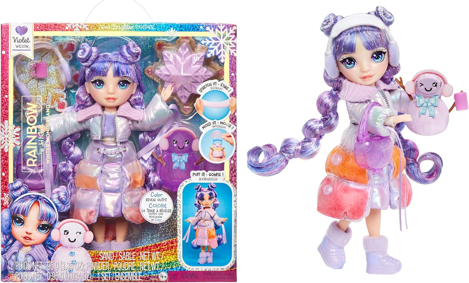 Rainbow High Winter Wonderland Doll Violet Willow
