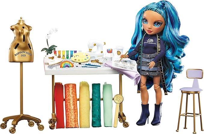 Rainbow High Dream And Design Fashion Studio Playset With Skylar Doll