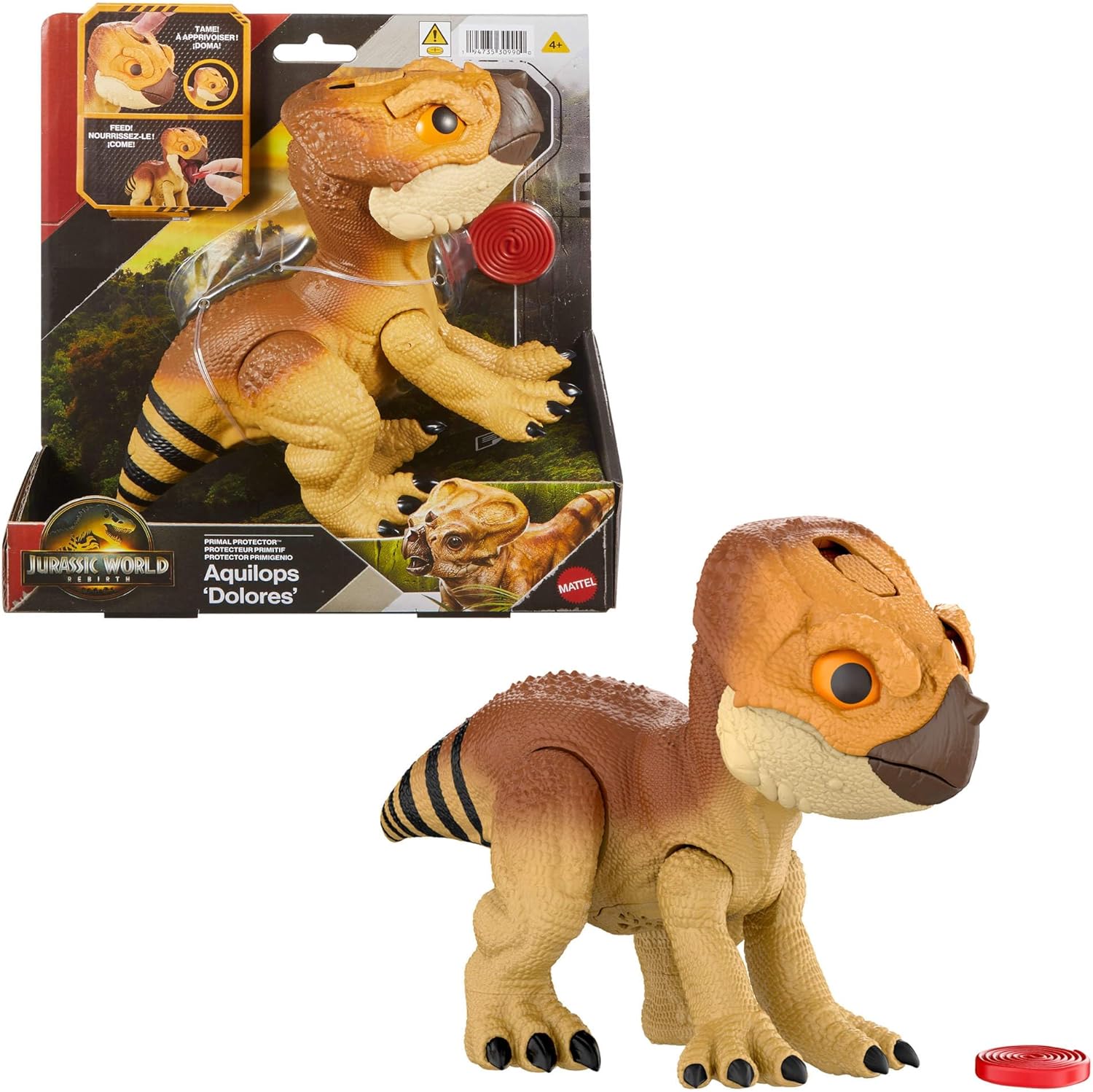 Jurassic World Primal Protector Aquilops Dolores Dinosaur With Sound