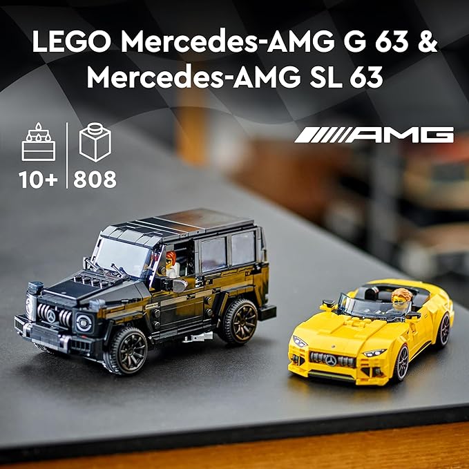 Lego Speed Champions 76924 Mercedes AMG G 63 And Mercedes AMG SL63