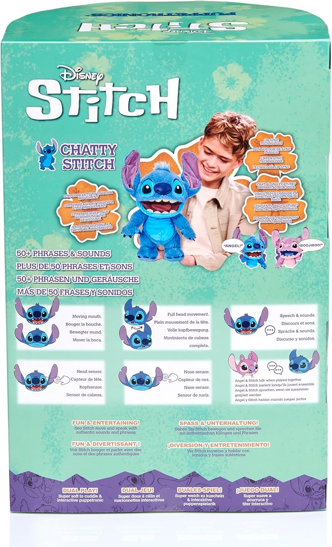 Disney Stitch Puppetronics Chatty Stitch