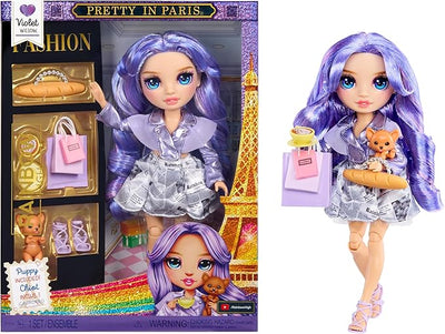 Rainbow High Pretty In Paris Doll Violet Willow
