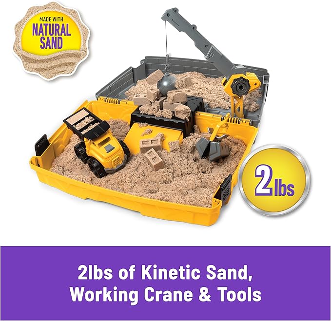 Kinetic Sand Construction Site Playset